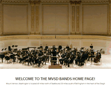 Tablet Screenshot of mvbands.org